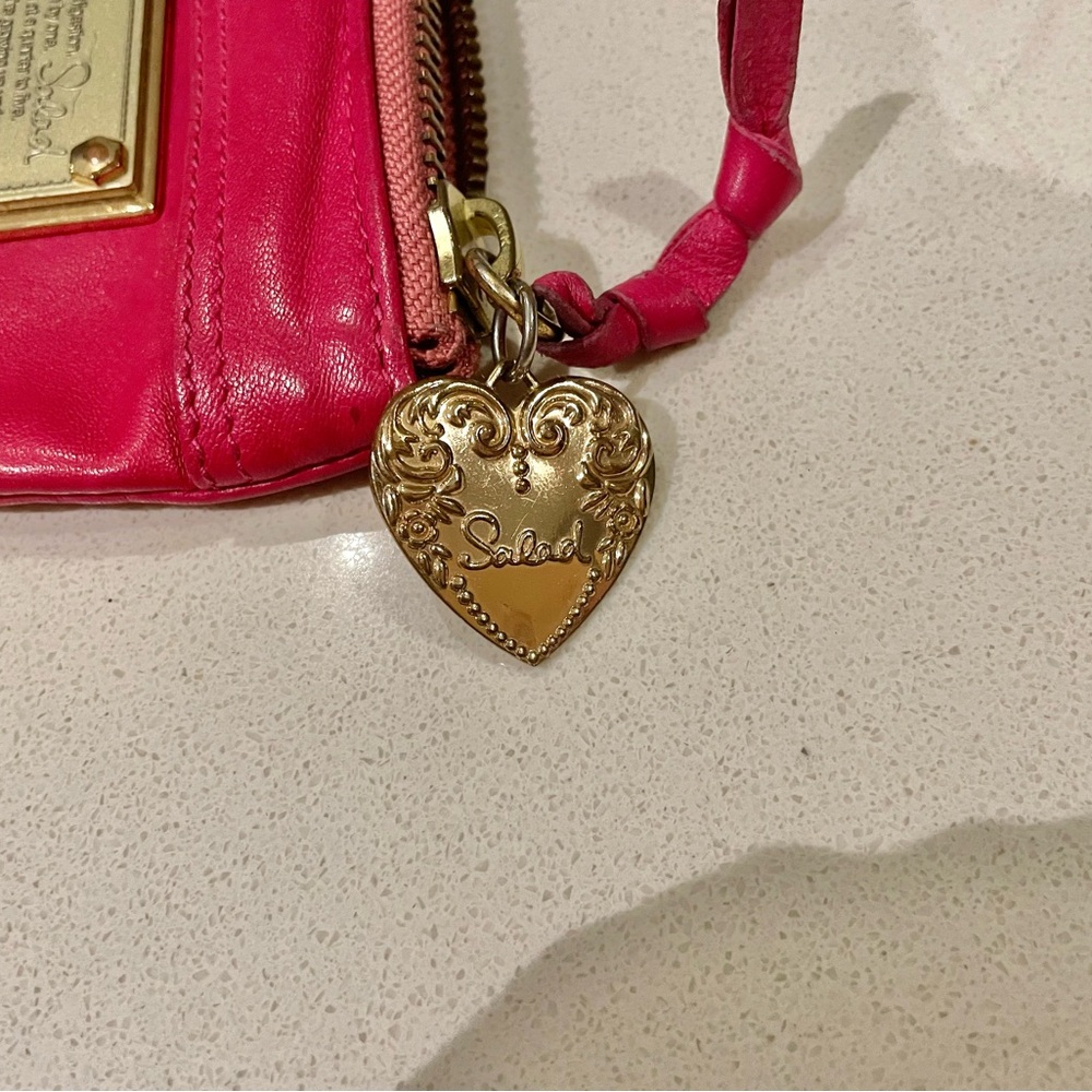 Vintage pink pouch